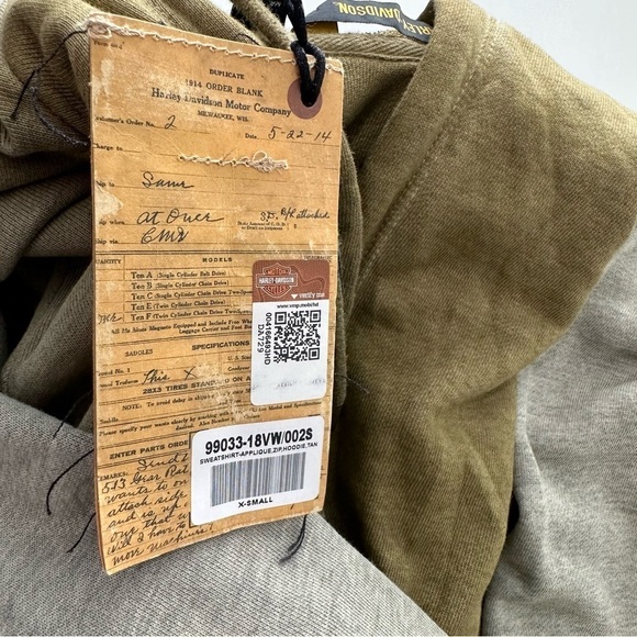 Harley Davidson Jacket Womens XS Full Zip Pockets Long Sleeve New - Picture 7 of 9